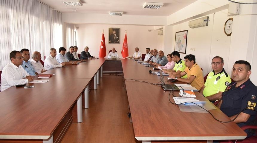 Karaman&rsquo;da trafik değerlendirme toplantısı yapıldı