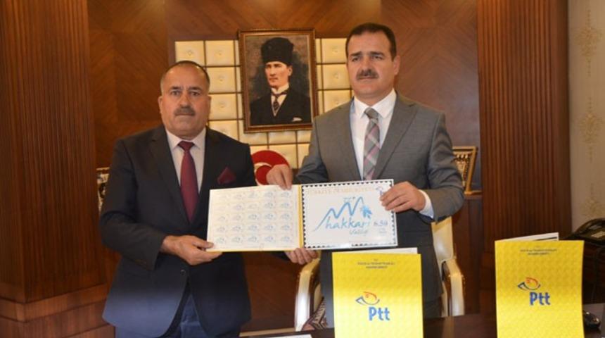PTT&rsquo;den Hakkari Valiliğine kişisel posta pulu