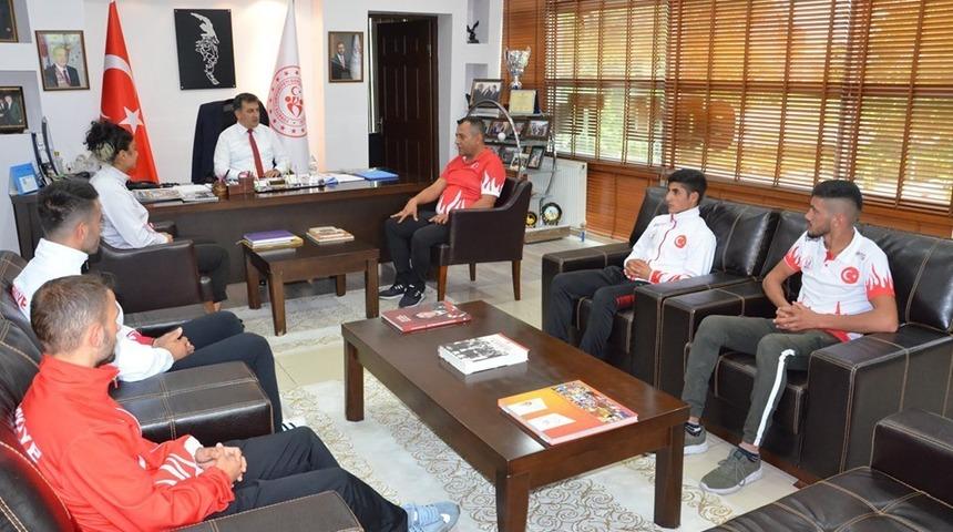 Kayserili Muaythai sporcularından Murat Eskici&rsquo;ye ziyaret