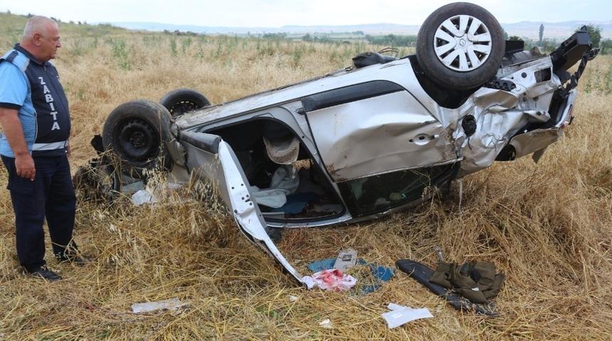 İn&ouml;n&uuml;&rsquo;de trafik kazası, 7 yaralı
