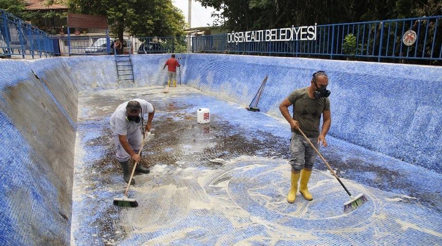 Eğlenceli serinliğe temizlik molası