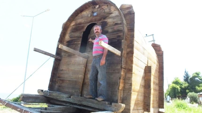 Edremit&rsquo;te asırlık dev buğday ambarı ilgi g&ouml;rd&uuml;