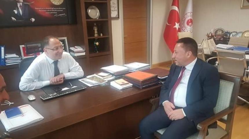 Bağlar&rsquo;da yapılması planlanan kentsel d&ouml;n&uuml;ş&uuml;m i&ccedil;in Ankara&rsquo;da &ouml;nemli g&ouml;r&uuml;şme