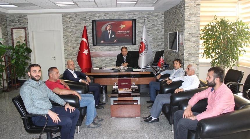 Cizre TSO Başkanı Sefin&ccedil;&rsquo;ten Habur m&uuml;lki idare amirlerine ziyaret