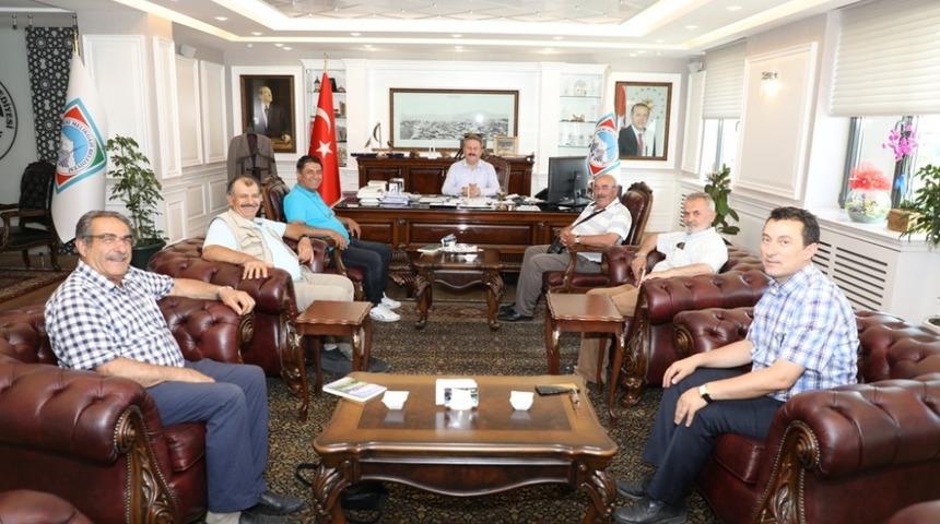 Türkiye Yazarlar Birliği üyeleri Başkan Palancıoğlu’nu ziyaret etti