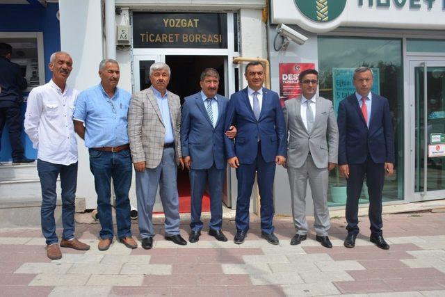 KAYSO Başkanı Büyüksimitci, Yozgat’ta oda ve borsaları ziyaret etti