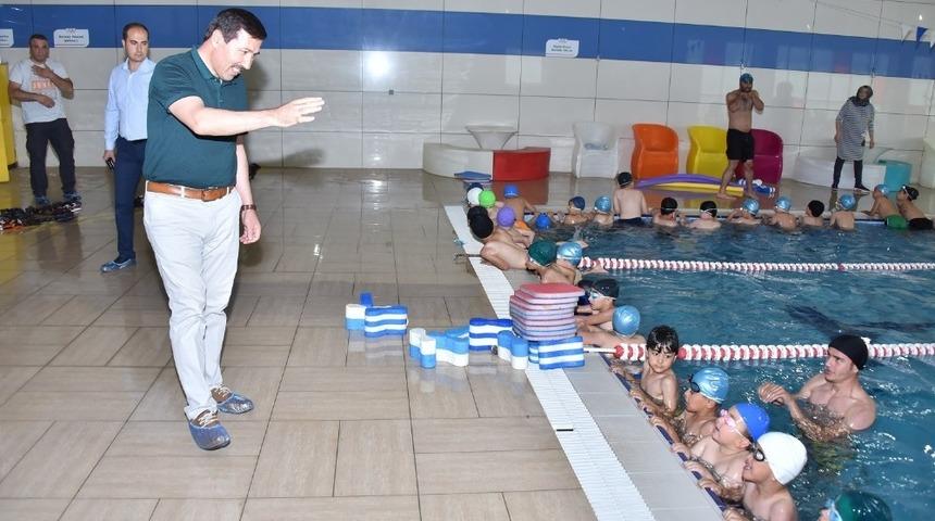 Başkan Kılca: "Geleceğin milli y&uuml;z&uuml;c&uuml;lerini yetiştiriyoruz"