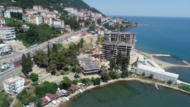 Ordu'da, 17 katlı bina inşaatına durdurma kararı