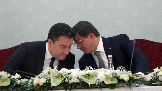 Ali Babacan ve Ahmet Davutoğlu (8 Ocak 2015)