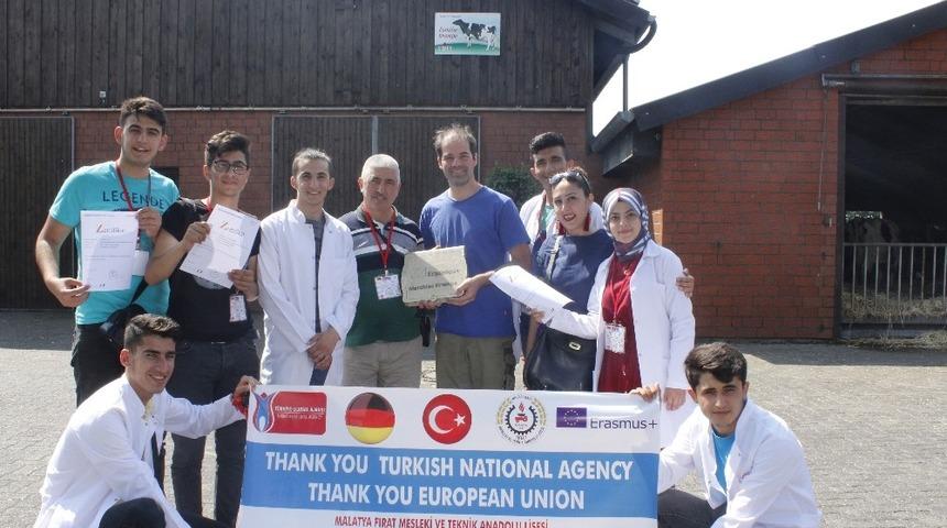 Fırat Tarım Meslek Lisesi AB Projesini başarı ile tamamladı