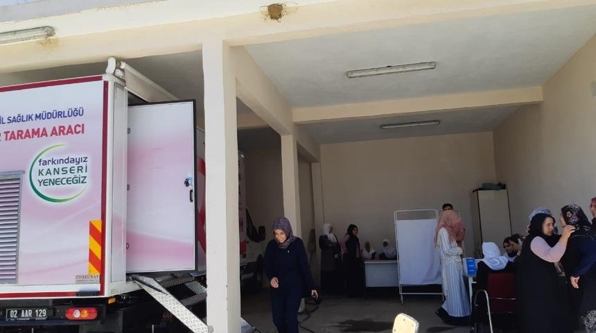 Sincik Devlet Hastanesinde kanser taraması yapılıyor