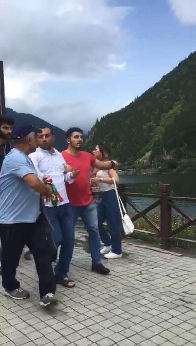 Uzungöl'de Iraklı grup ile gerginlik (2)