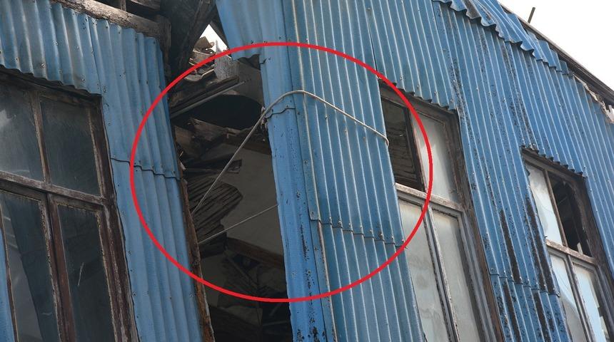 Sinop'ta hayret verici görüntü! Halatla bağladılar