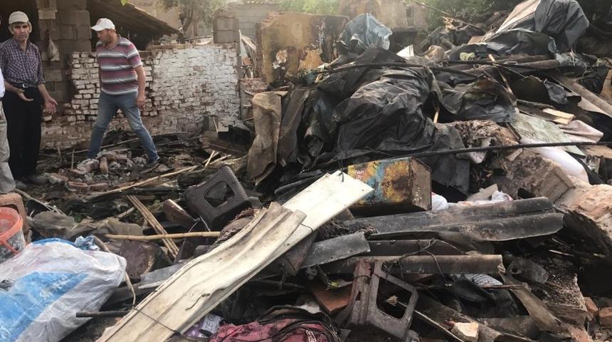 Evi yanan Yorulmaz ailesine devlet desteği