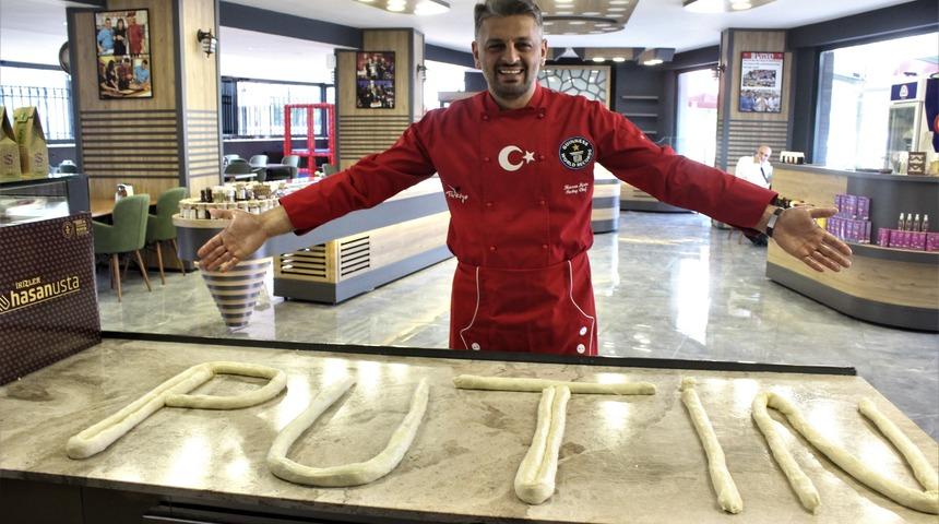 Putin'e gönderilen börekler Moskova'ya ulaştı