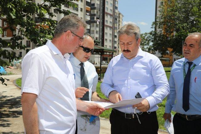Başkan Palancıoğlu Kentsel Dönüşüm çalışmalarını inceledi