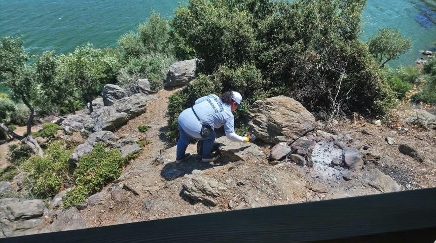 Bafa G&ouml;l&uuml;&rsquo;nde temizlik &ccedil;alışması yapıldı