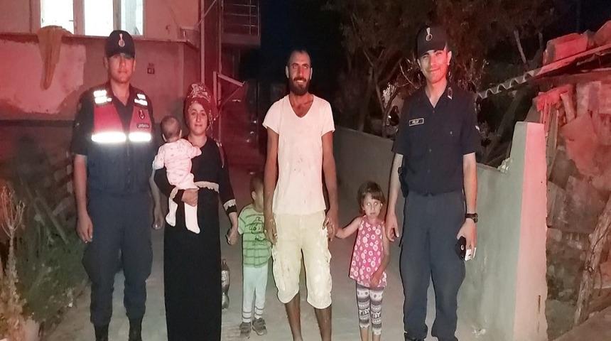 Kayıp &ccedil;ocukları jandarma ekipleri buldu