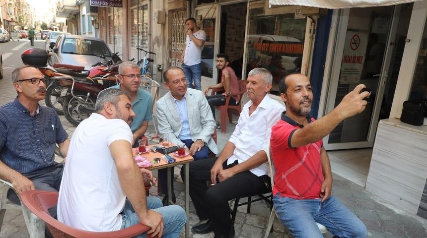 Başkan Akın Turgululu esnafla buluştu