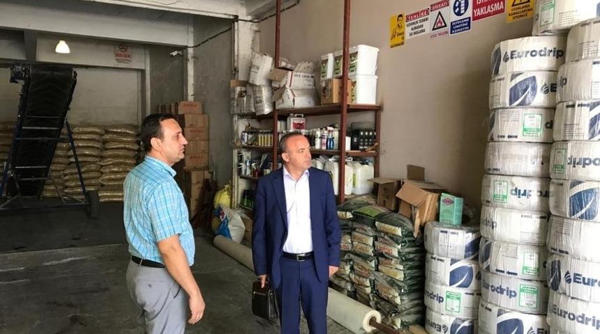 Kaymakam &Ouml;ner, Tarım Kredi Kooperatifini ziyaret etti