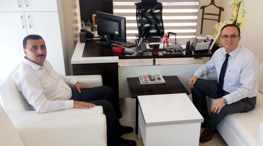 Çevre ve Şehircilik Müdürü, BİK Müdürüne başarılar diledi