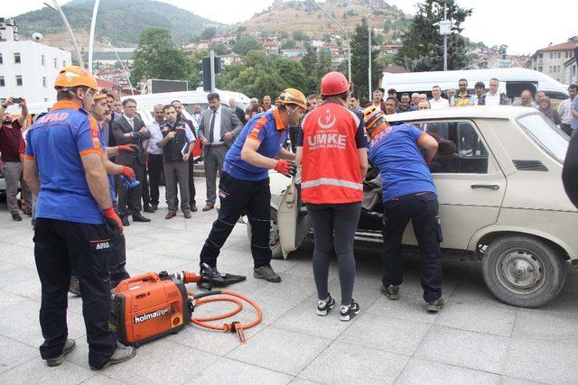 AFAD Tokat’ta görücüye çıktı