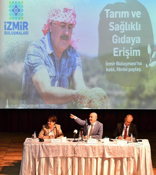 İzmir Buluşmaları’nın ikincisinde tarım ve sağlıklı gıda masaya yatırıldı