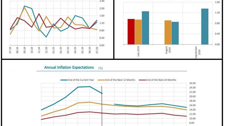 CB Survey: Year-end inflation forecast fell to 15.01 percent