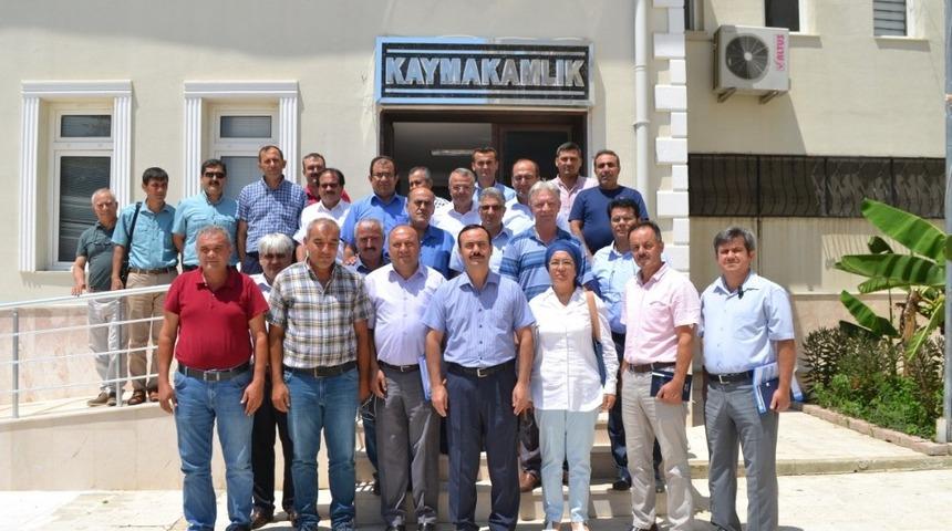 Taşdan, okul m&uuml;d&uuml;rleriyle buluştu