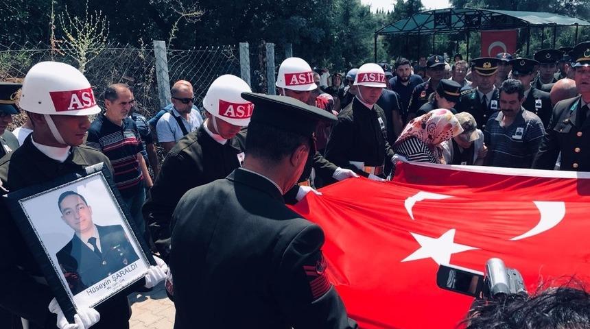 Uzman &Ccedil;avuş Şaraldı, son yolculuğuna uğurlandı