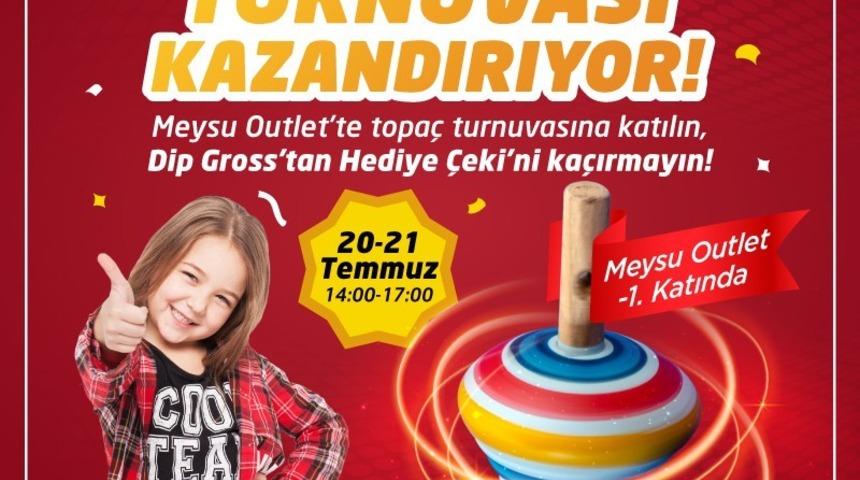Meysu Outlet’te Topaç Turnuvası Başlıyor