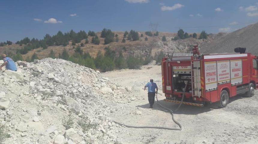 Nizip&rsquo;te orman yangını