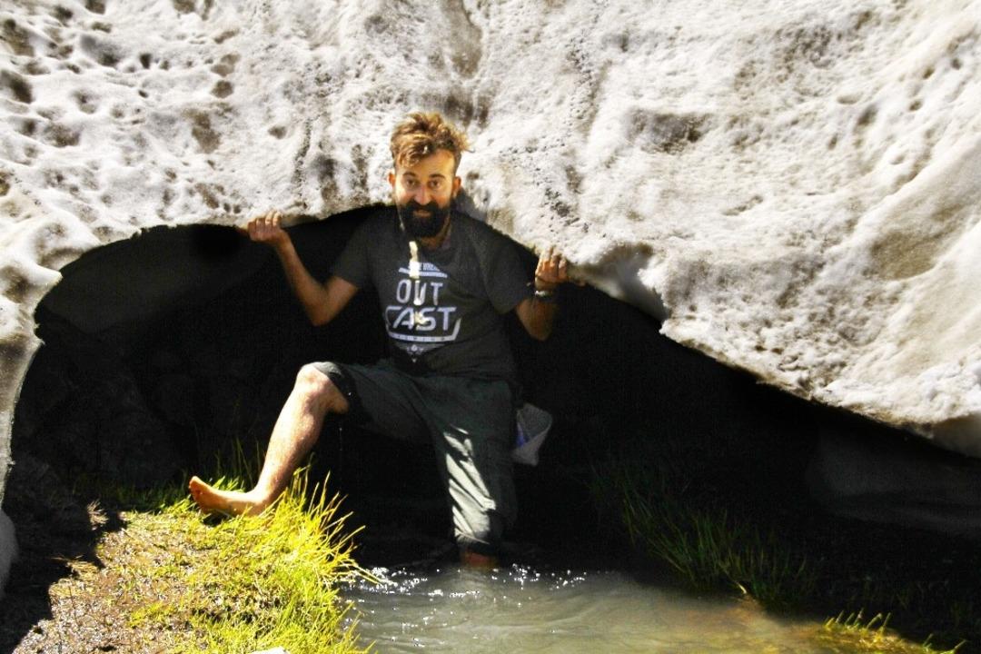 Kar ve yeşilliğin g&ouml;rsel ş&ouml;leni