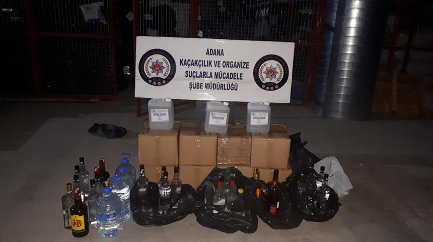 Adana'da metil alkol operasyonu! 