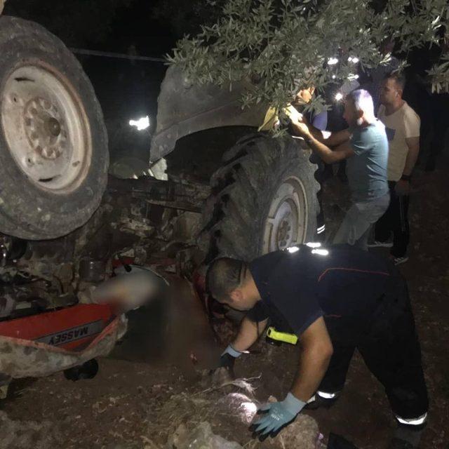 Traktörün altında kalan sürücü yaşamını yitirdi