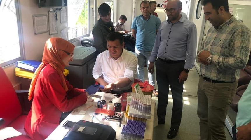 Çıldır’da kan bağışına yoğun ilgi