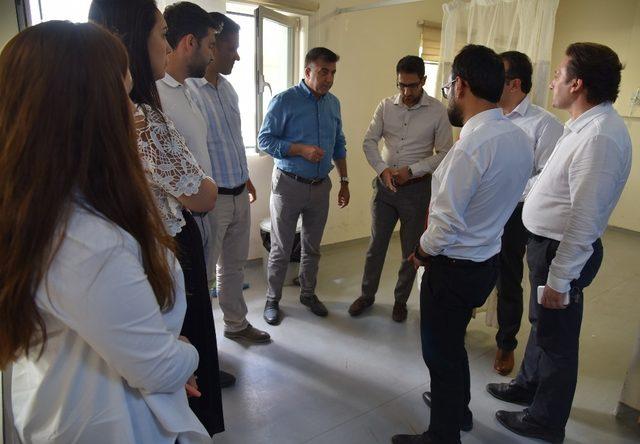 Müdür Sünnetçioğlu’ndan Erciş Devlet Hastanesine ziyaret