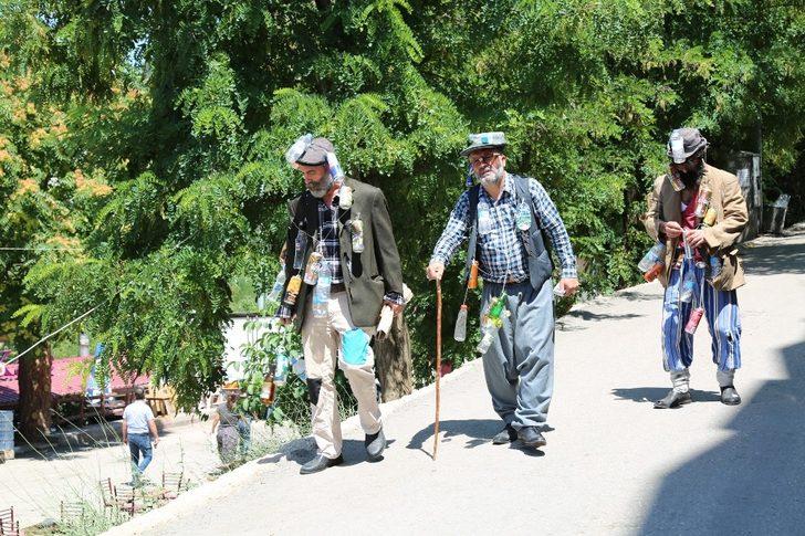 Tunceli'de çevre kirliliğine dikkat çekmek için böyle yürüdüler G1