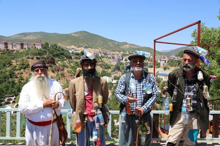 Tunceli'de çevre kirliliğine dikkat çekmek için böyle yürüdüler G4