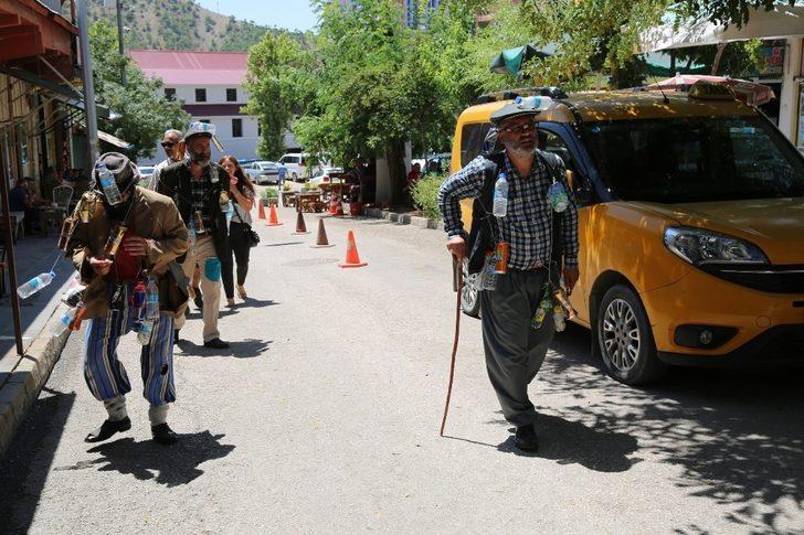 Tunceli'de çevre kirliliğine dikkat çekmek için böyle yürüdüler G5