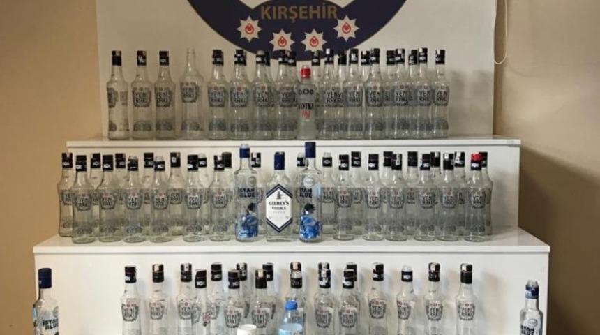 Sahte içki operasyonu: 1 gözaltı