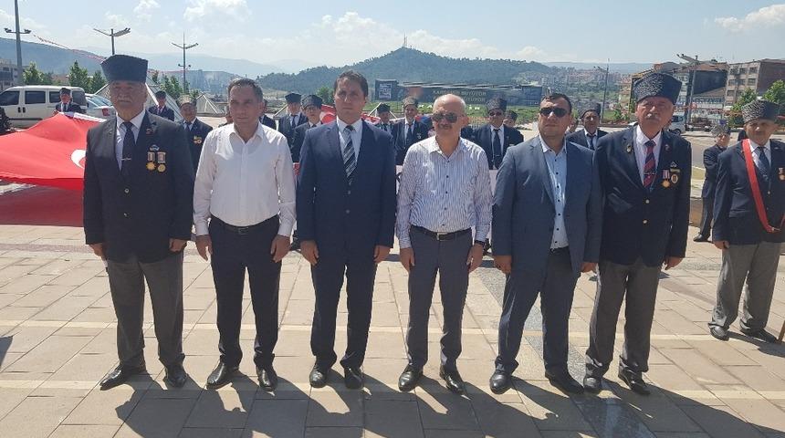 Karab&uuml;k&rsquo;te Kıbrıs Barış Harekatı&rsquo;nın 45. yıl d&ouml;n&uuml;m&uuml; i&ccedil;in t&ouml;ren d&uuml;zenlendi