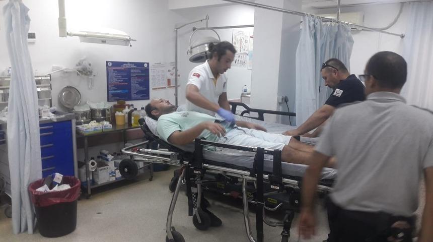 R&uuml;zgardan u&ccedil;an demir vatandaşın kafasına d&uuml;şt&uuml;