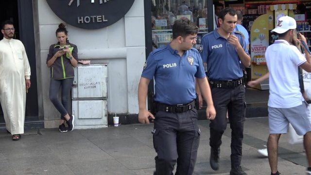 Taksim'de imdat çığlıkları