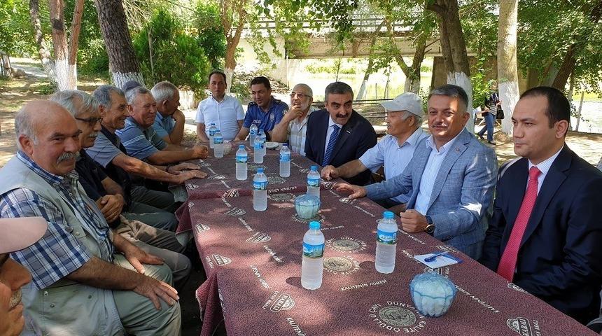 Vali Yazıcı Balya’da vatandaşlarla buluştu