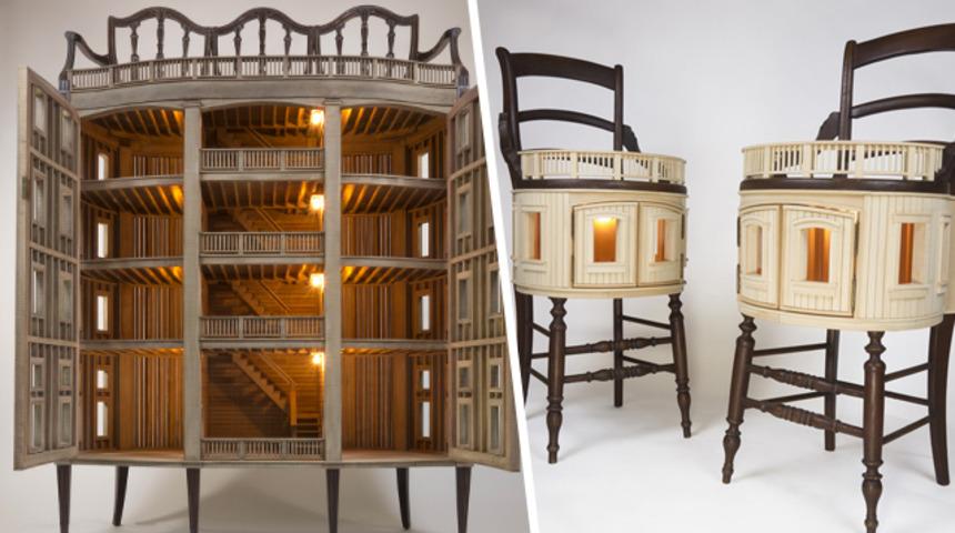 Eski mobilyalarınızı atmayın belki bir heykele dönüşebilirler!