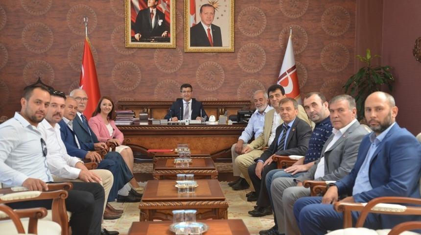 Başkan Tekin Rektör Taş’ı ziyaret etti