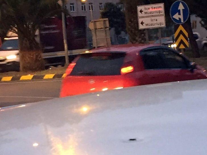 Maganda kurşunu sürücüye dehşeti yaşattı G2