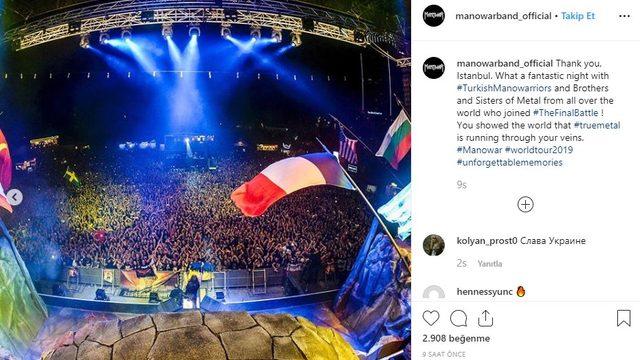 Manowar İstanbul'da hayranlarıyla buluştu