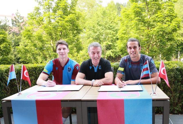 Trabzonspor’da Campi ve Erce için imza töreni düzenlendi